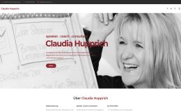 Claudia Hupprich website screenshot