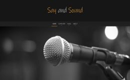 SayAndSound website screenshot